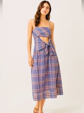 theory pleated square-neck ribbed midi dress Theory Cable Rib Dress